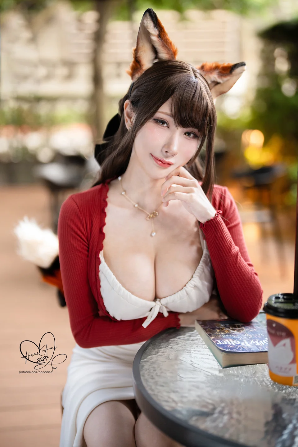 雨波_HaneAme_24年11月订阅_原創_寵物女友_秋日狐狸女友咖啡_46P_3V 1 (10).webp